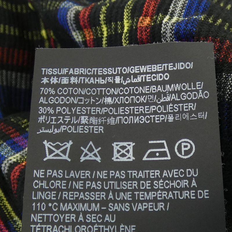 Saint Laurent Shirt Black Red Check