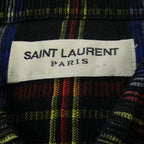 Saint Laurent Shirt Black Red Check