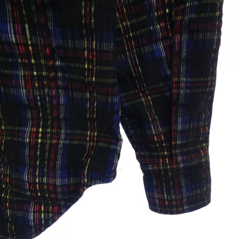 Saint Laurent Shirt Black Red Check