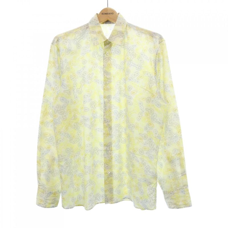 Hermes Shirt White 37 Yellow