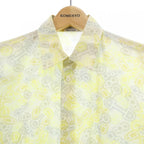 Hermes Shirt White 37 Yellow