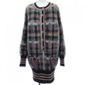 Chanel Knit Top Cashmere Black Green