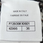 Chanel Knit Top Cashmere Black Green