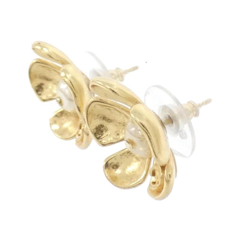 Chanel Vintage Earrings White