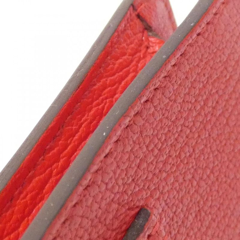 Hermes Ruri Slim Wallet Rouge De Coeur