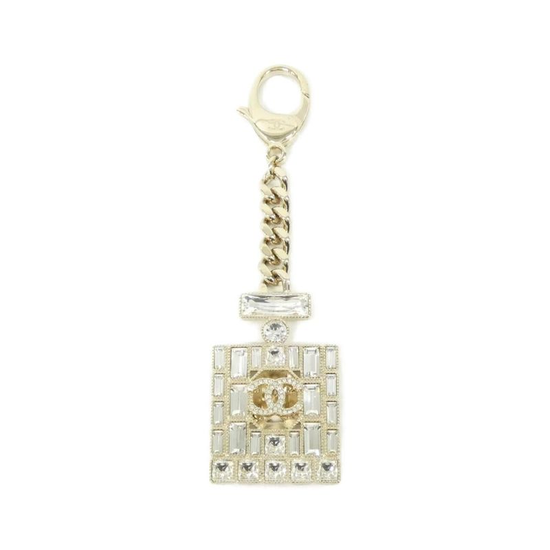 Chanel Key Holder Gold Crystal