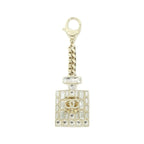 Chanel Key Holder Gold Crystal