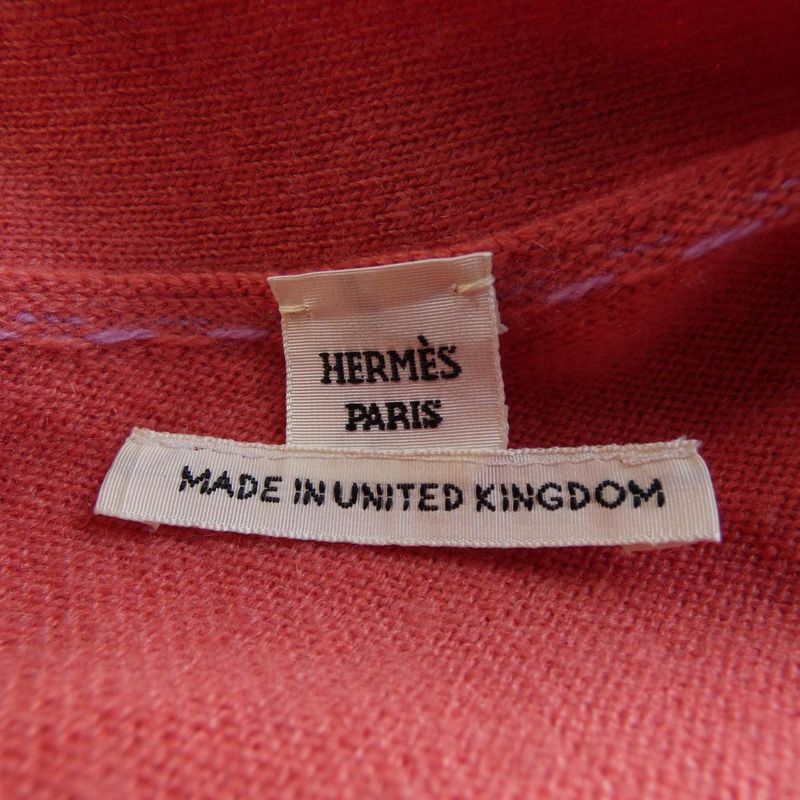 Hermes Cliquetis Cardigan Cashmere Red