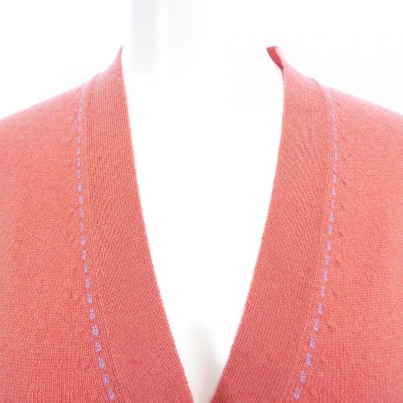 Hermes Cliquetis Cardigan Cashmere Red