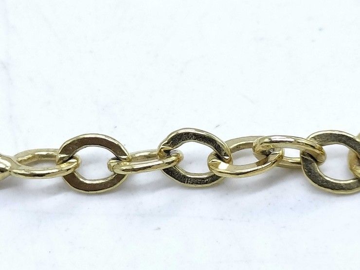 Dior Necklace Emblem Logo Gold Metal