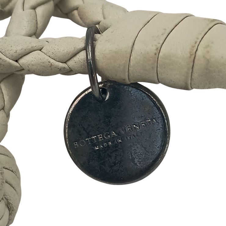 Bottega Veneta Bracelet Intrecciato Ivory Leather