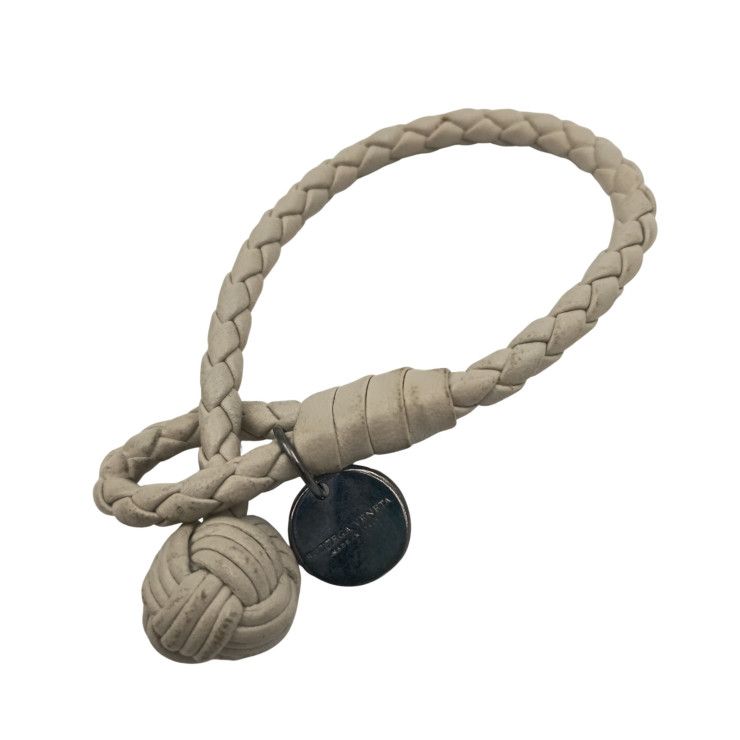 Bottega Veneta Bracelet Intrecciato Ivory Leather