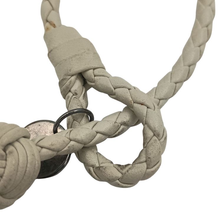 Bottega Veneta Bracelet Intrecciato Ivory Leather