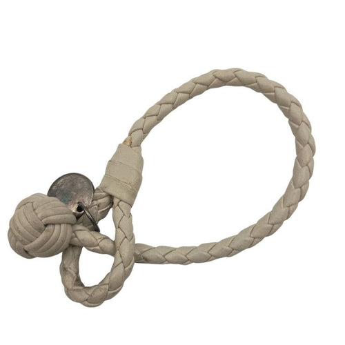 Bottega Veneta Bracelet Intrecciato Ivory Leather