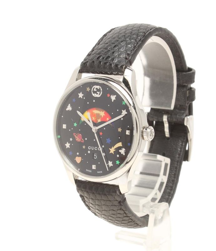 Gucci Watch Moon Phase Timeless 126.4 Quartz Black