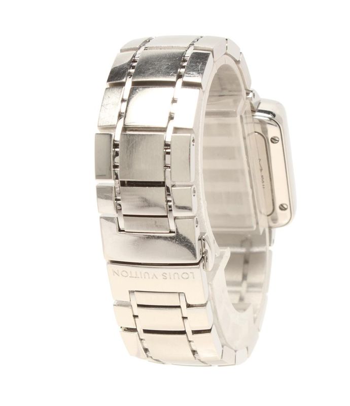 Louis Vuitton Watch Tambour Speedy Quartz Gray Handbag