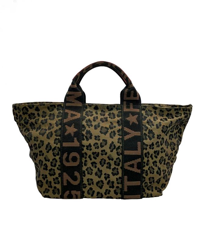 Fendi Handbag Leopard Print Beige And Others