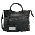 Balenciaga Handbag the Velo Black Leather
