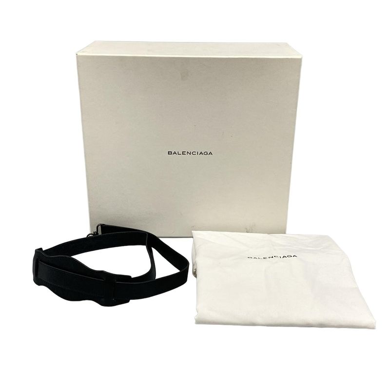 Balenciaga Handbag the Velo Black Leather