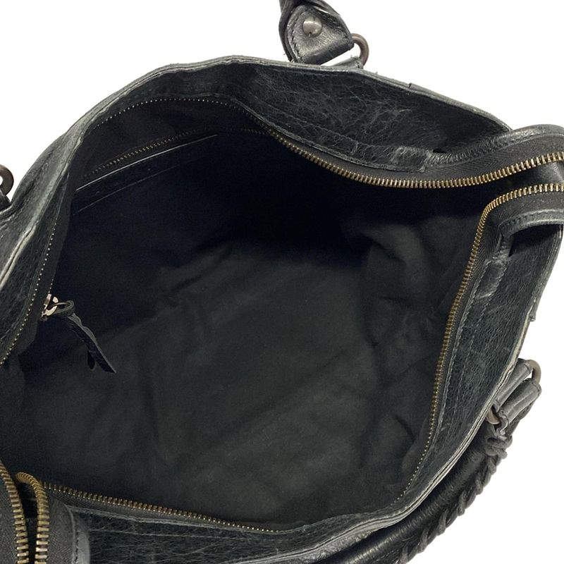 Balenciaga Handbag the Velo Black Leather