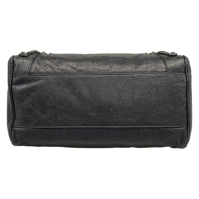 Balenciaga Handbag the Velo Black Leather