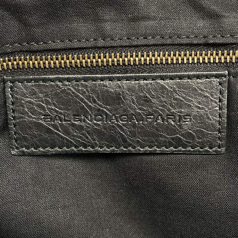 Balenciaga Handbag the Velo Black Leather