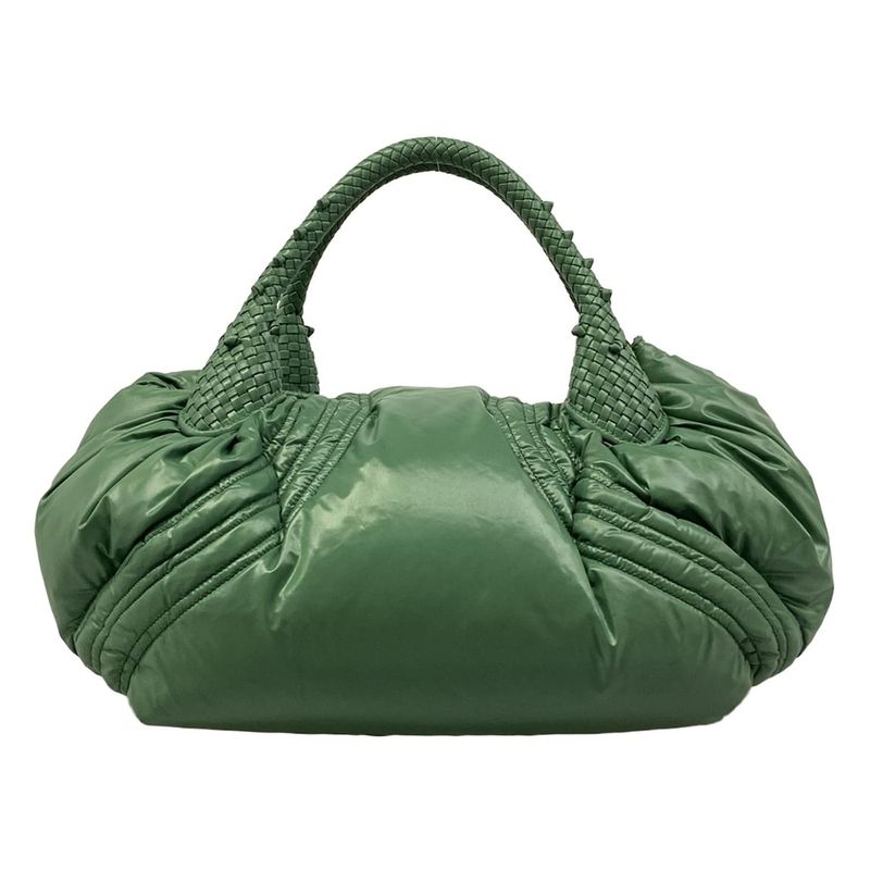 Fendi Handbag Spy Bag Green Braided Handle Moncler