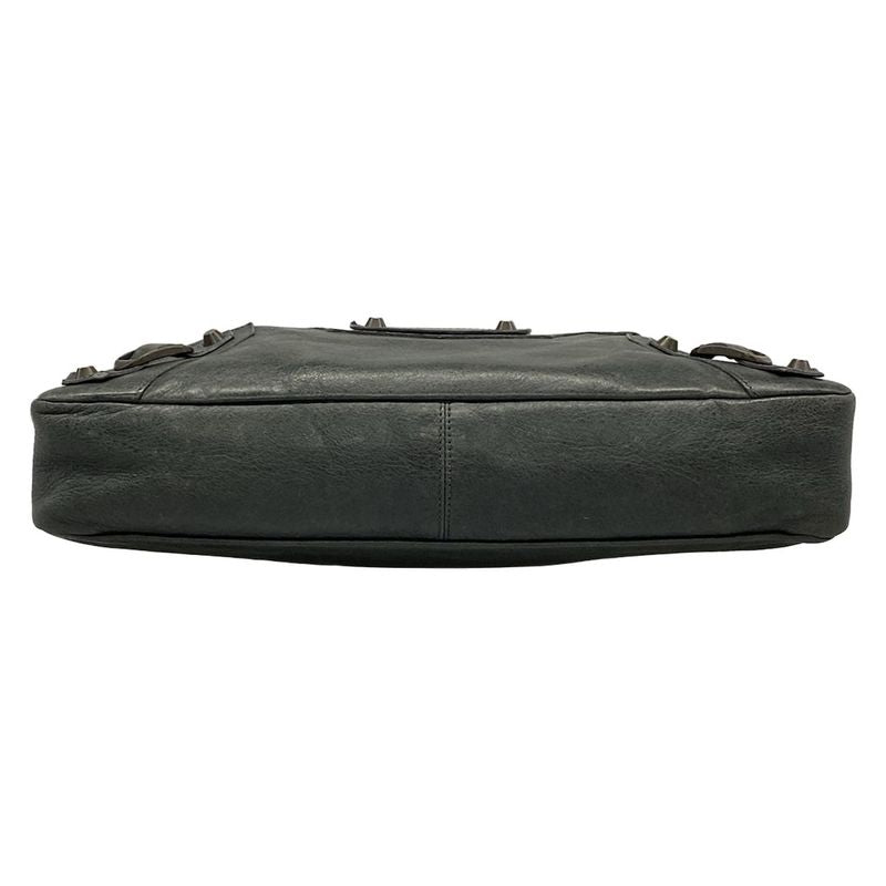 Balenciaga Handbag the First Blue Gray Leather
