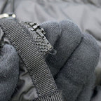 Hermes Down Vest with Clou de Selle Patch 34 Black