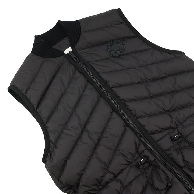 Hermes Down Vest with Clou de Selle Patch 34 Black