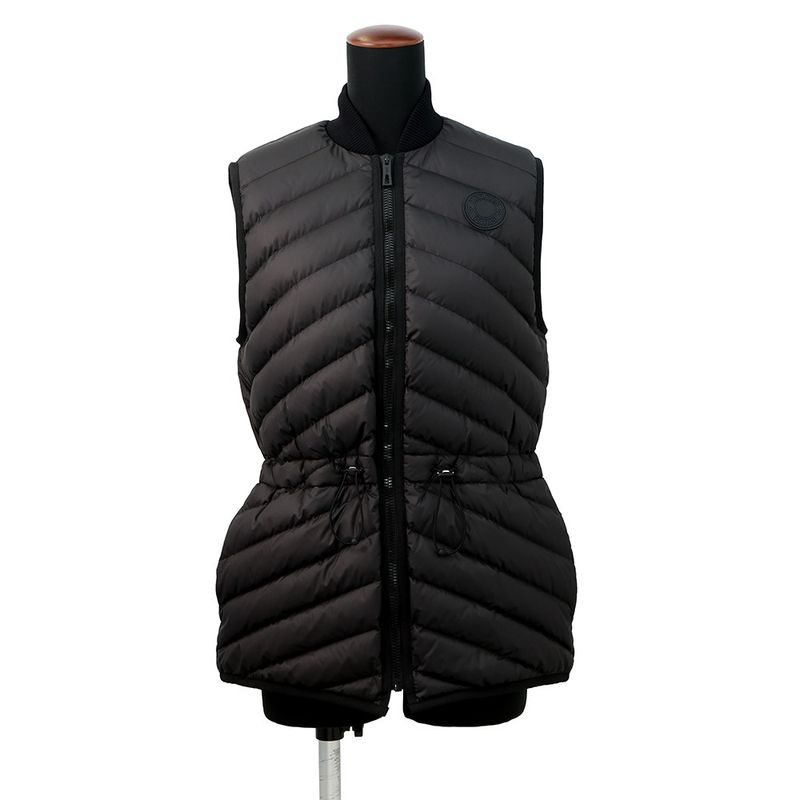 Hermes Down Vest with Clou de Selle Patch 34 Black