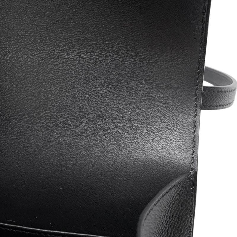 Hermes Mini Constance 3 Milloire Black Gold Epsom Handbag