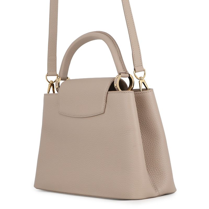 Louis Vuitton Leather Capucines MM 2-Way Shoulder Bag Gale