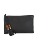Gucci Clutch Leather Bamboo Tassel Pouch Second Mini