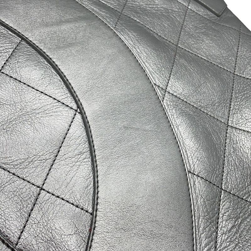 Chanel Chain Tote CC Logo Big Coco Quilted Club Monaco Shiny