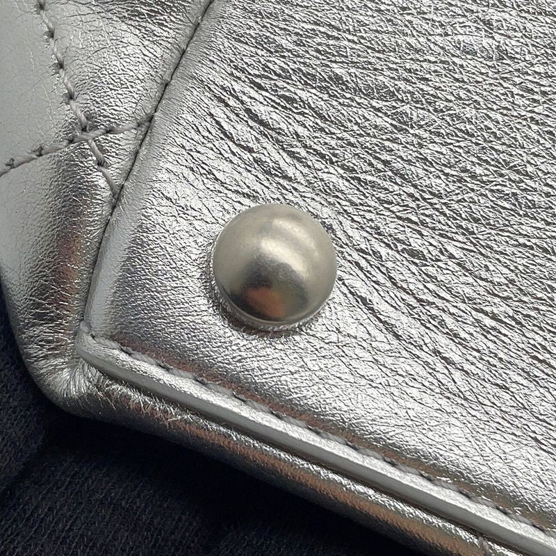 Chanel Chain Tote CC Logo Big Coco Quilted Club Monaco Shiny