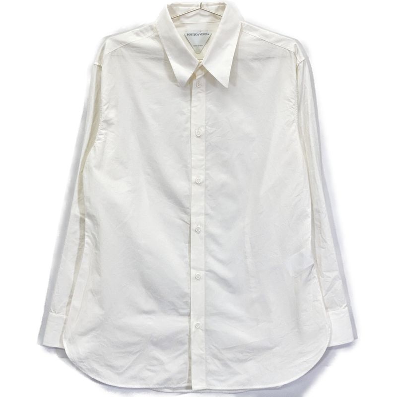 Bottega Veneta Shirt Fine Cotton Popeline 41 ) White