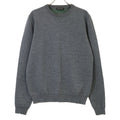 Balenciaga Back Number Crew Neck Knit Sweater ) Gray