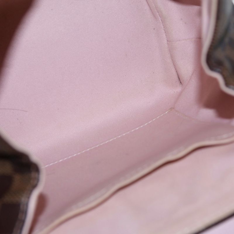 Louis Vuitton Damier Clapton Backpack Brown Pink