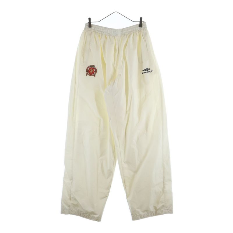 Balenciaga Paris Soccer Trackpant Nylon Track Pants White