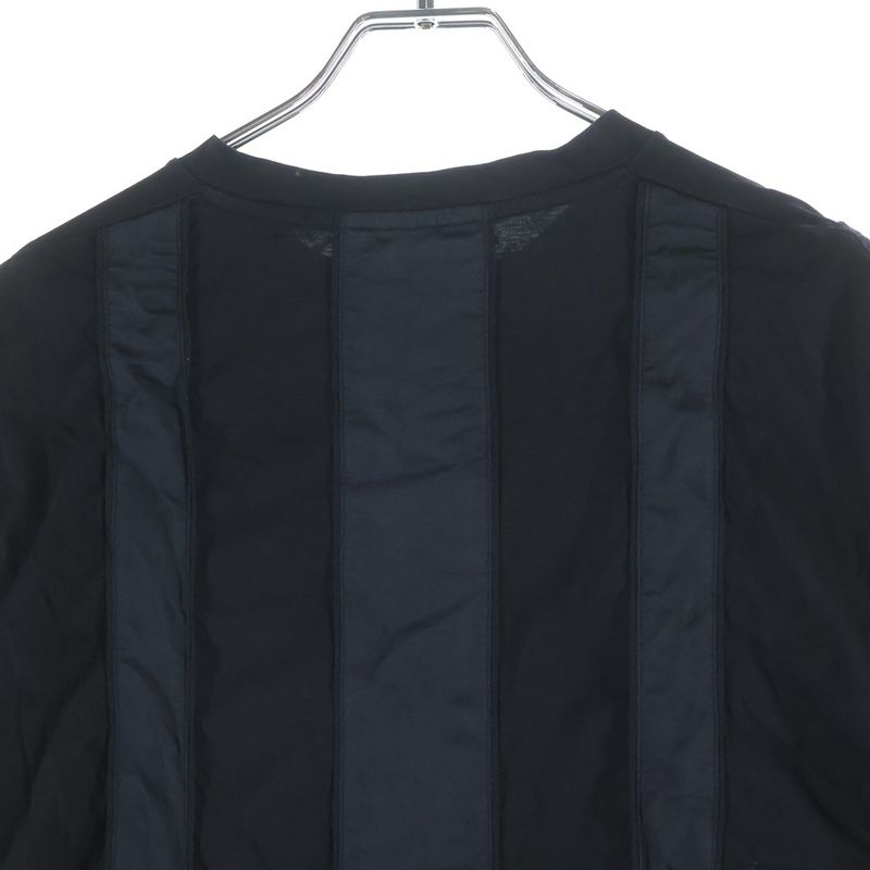Prada Nylon Trim T-Shirt Black