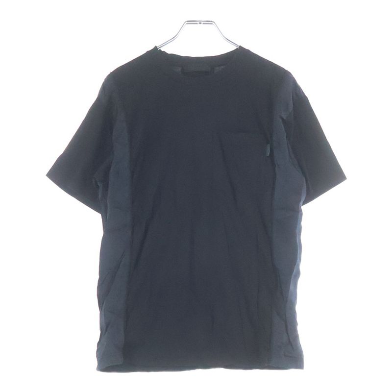 Prada Nylon Trim T-Shirt Black