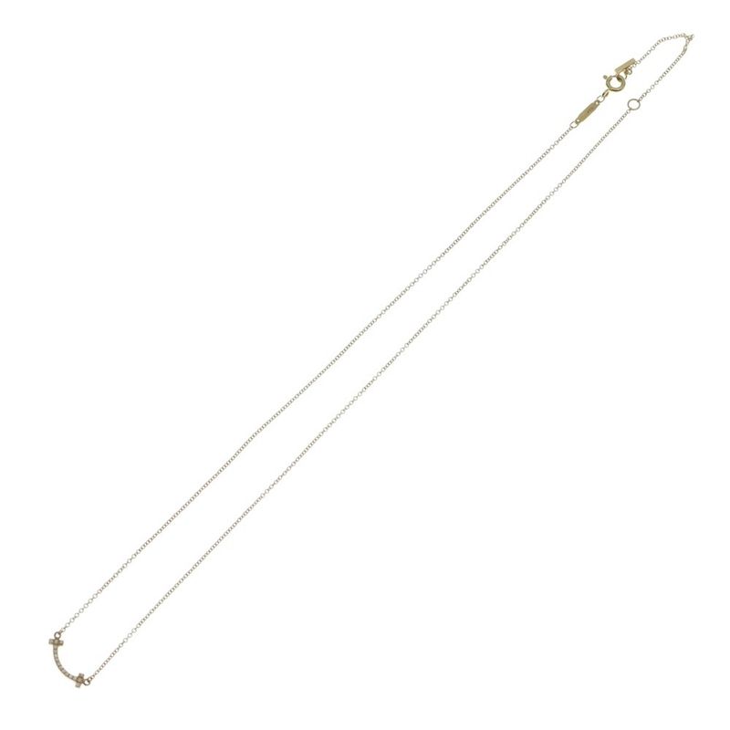 Tiffany & Co. T Smile Mini Diamond Necklace