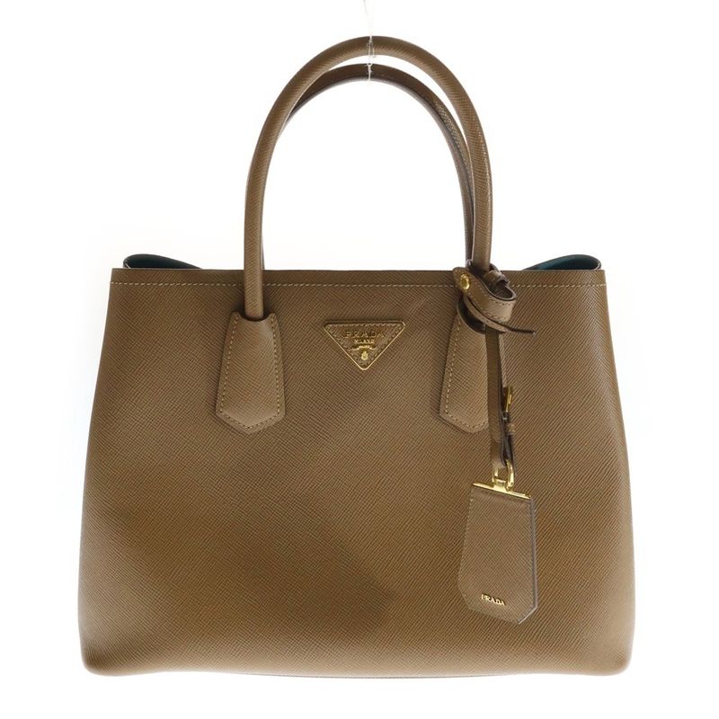 Prada Double Medium Saffiano Leather Bag