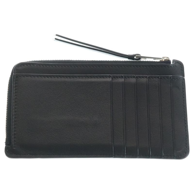 Loewe Puzzle Long Coin Card Holder Wallet Black