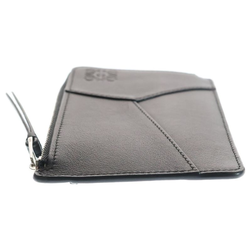 Loewe Puzzle Long Coin Card Holder Wallet Black