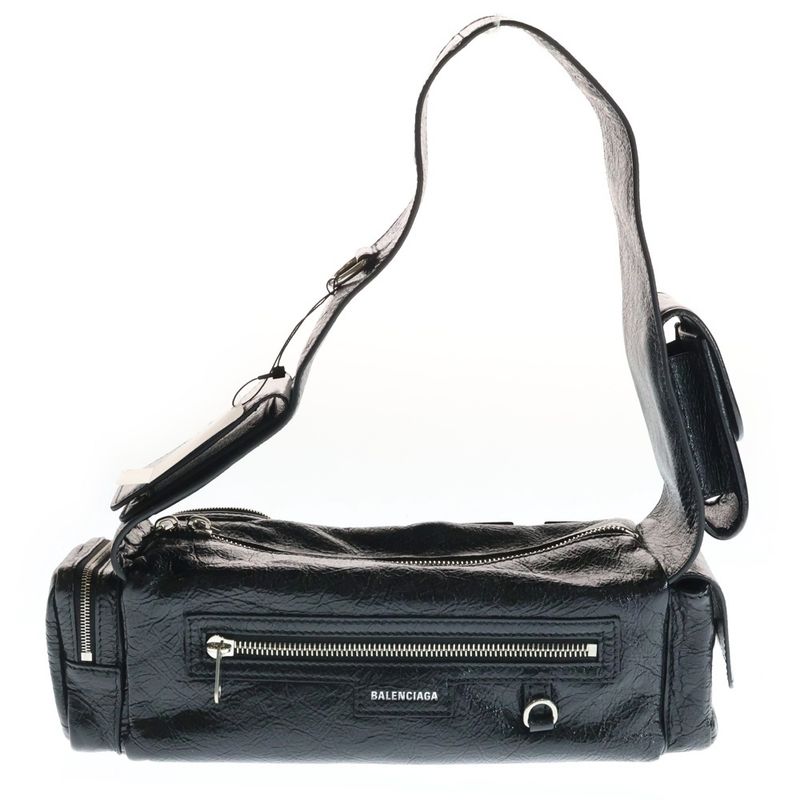 Balenciaga Superbusy Sling Bag Super Business Ring Black