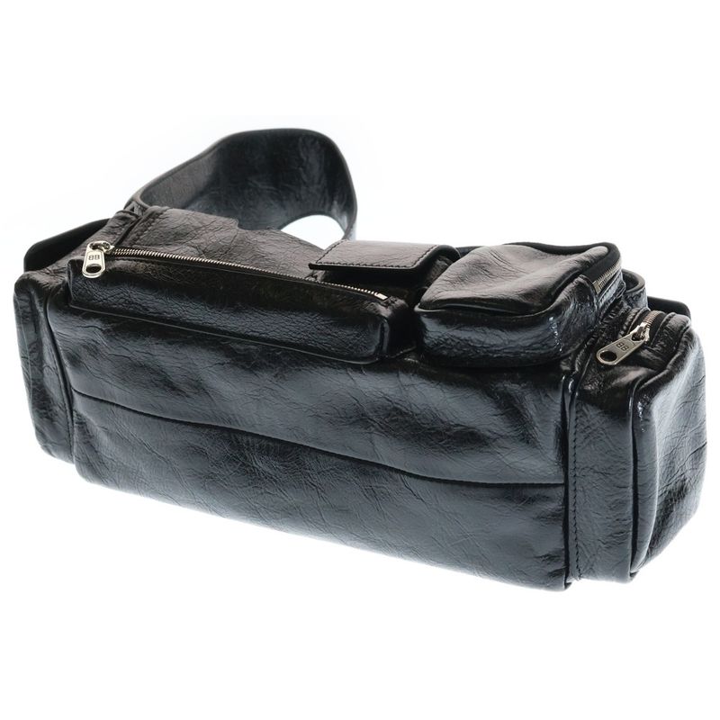 Balenciaga Superbusy Sling Bag Super Business Ring Black