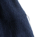 Chanel Colorless Cotton Tweed Jacket Navy
