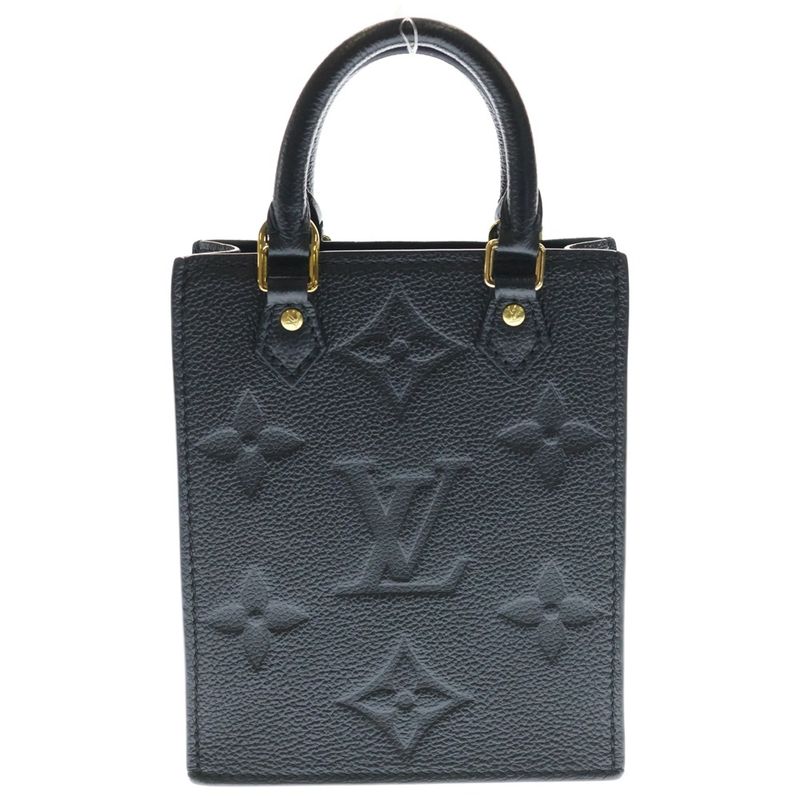 Louis Vuitton Monogram Empreinte Petite Sac Plat 2-Way Shoulder Bag Mini